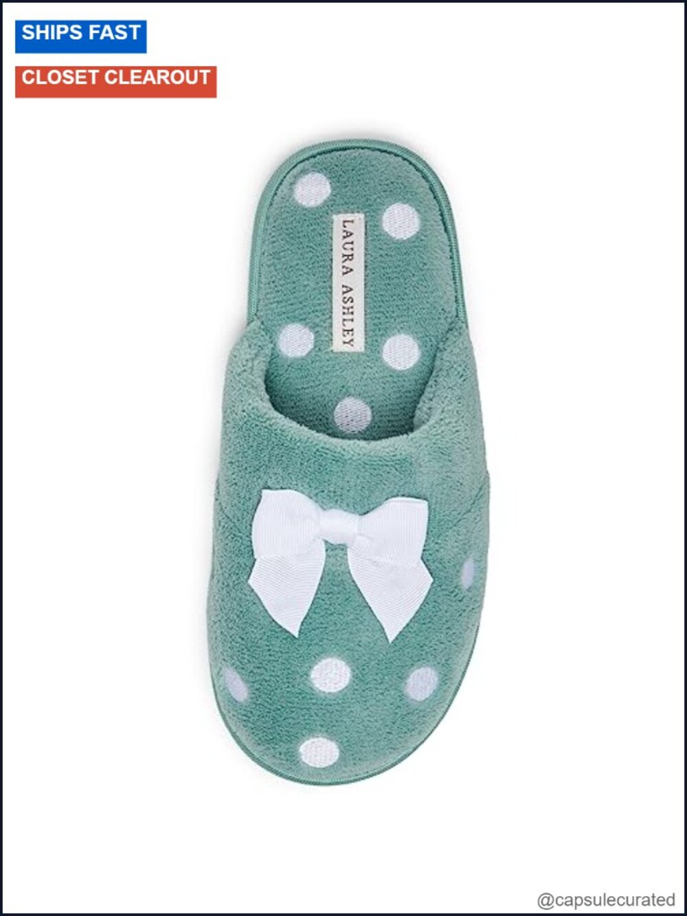 Micro Terry Lining Bow Detail Scuff Slippers - Cushioned Insole Indoor/Outdoor